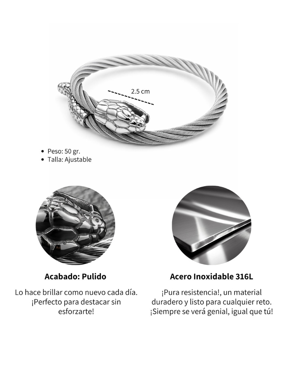 Chulada de acero inoxidable black con acabado