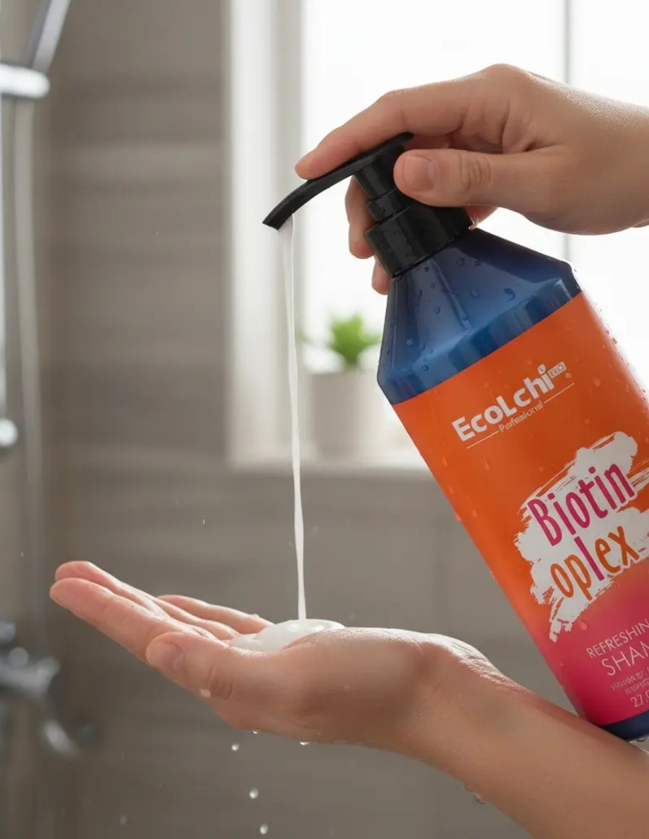 Shampoo para cabello para cabello todo tipo shampoo ecolchi biotin oplex orgánico todo tipo de cabello genérica ecolchi