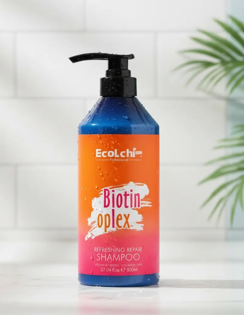 Shampoo para cabello para cabello todo tipo shampoo ecolchi biotin oplex orgánico todo tipo de cabello genérica ecolchi