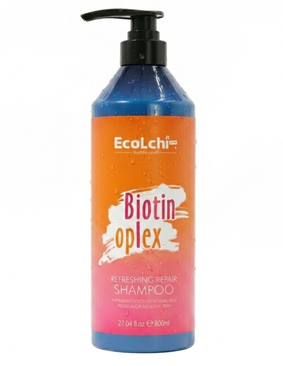 Shampoo para cabello para cabello todo tipo shampoo ecolchi biotin oplex orgánico todo tipo de cabello genérica ecolchi