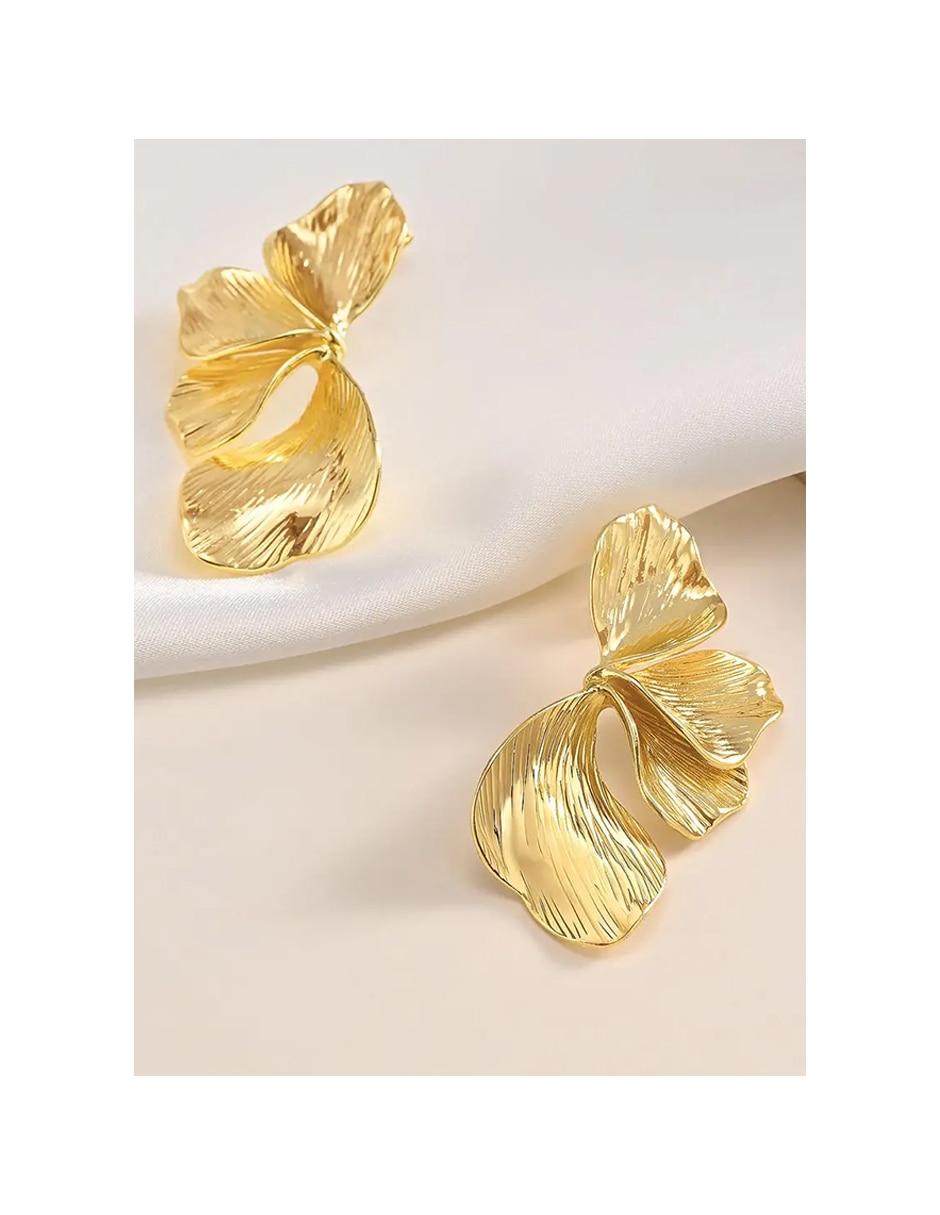 Largos de flor abs joyeria fina de acero inoxidable con acabado brillante