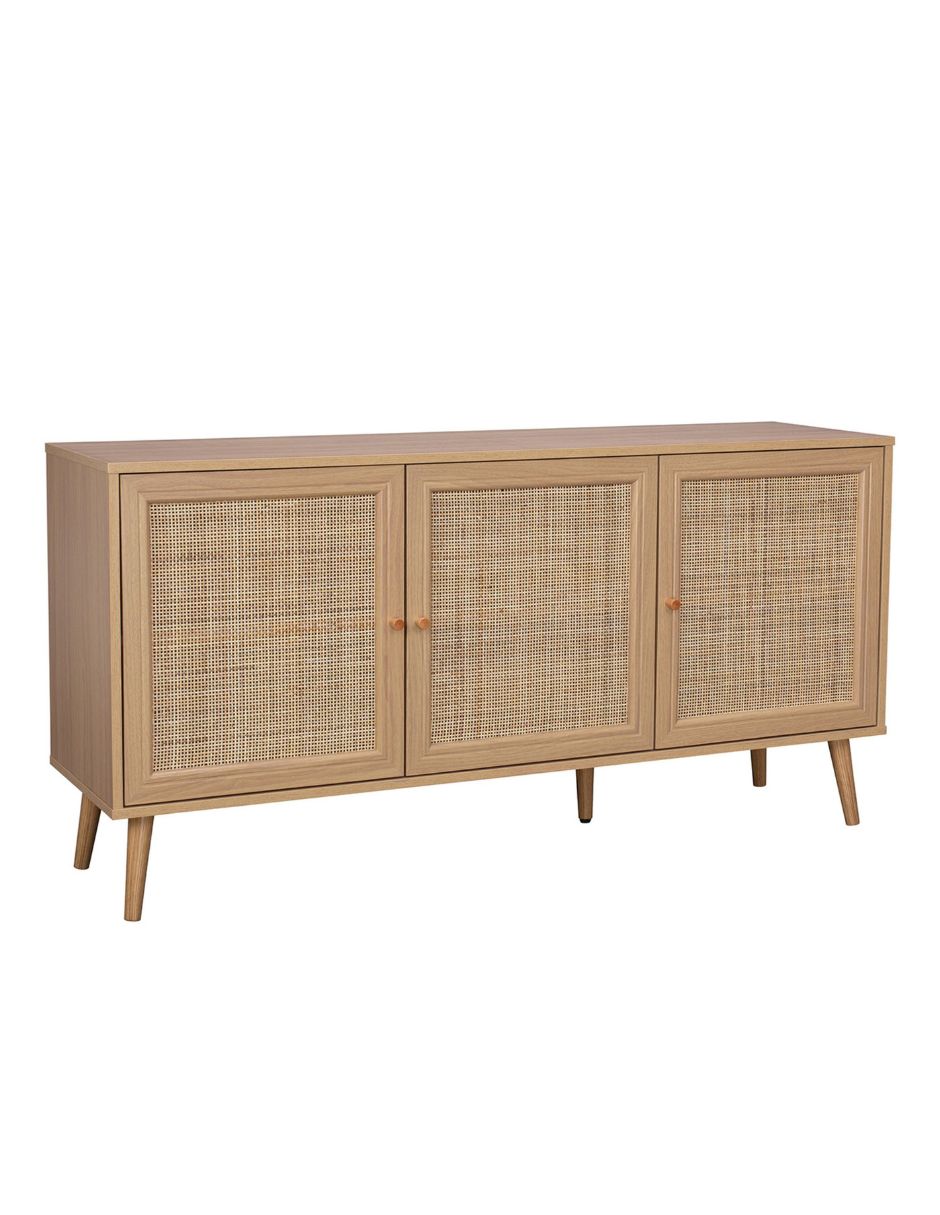 Figura de colección línea rattan de mdf