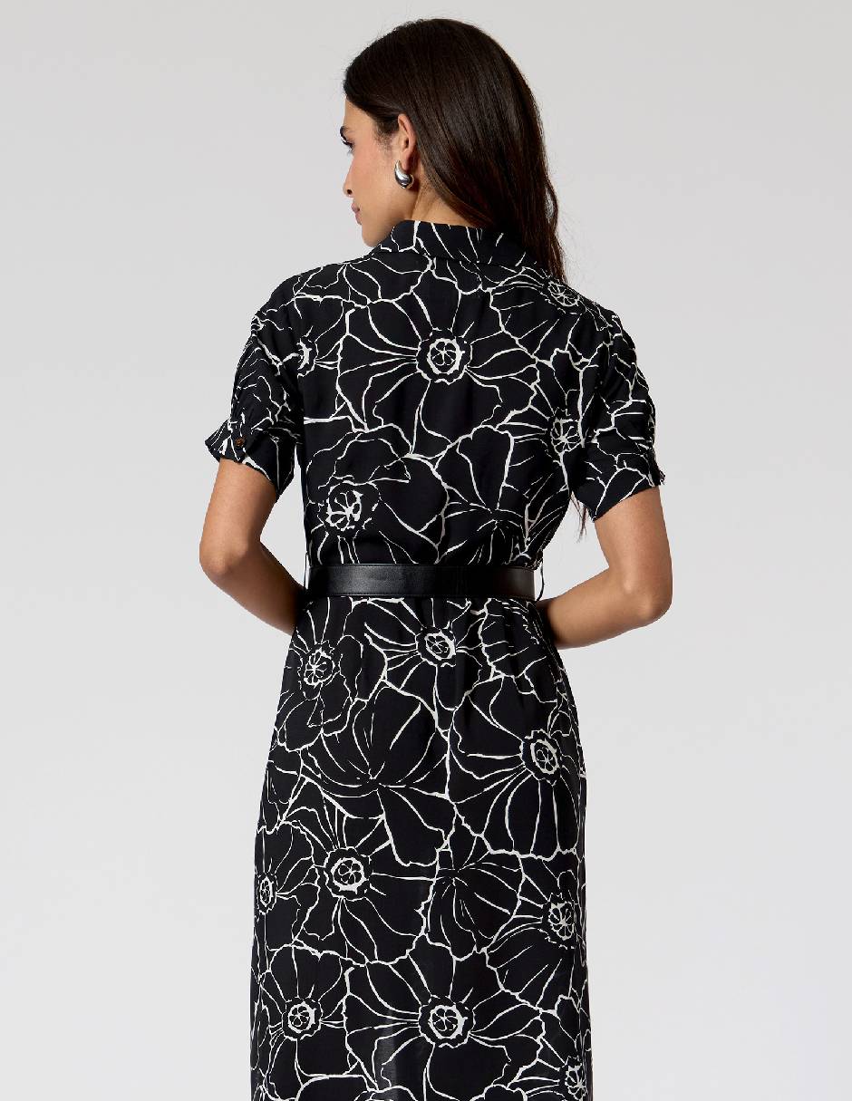 Vestido midi casual Criteria para mujer