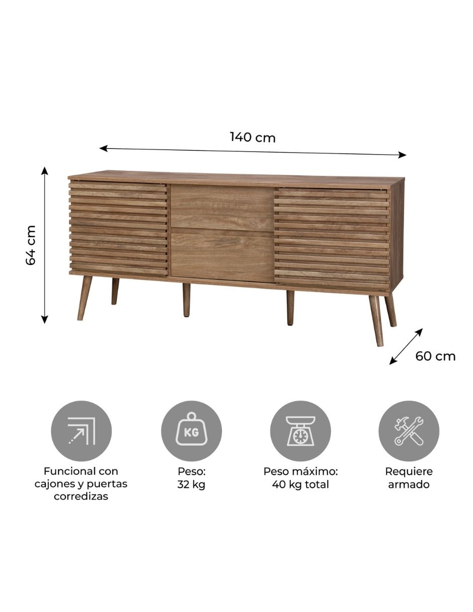 Figura de colección línea varillas relan de mdf