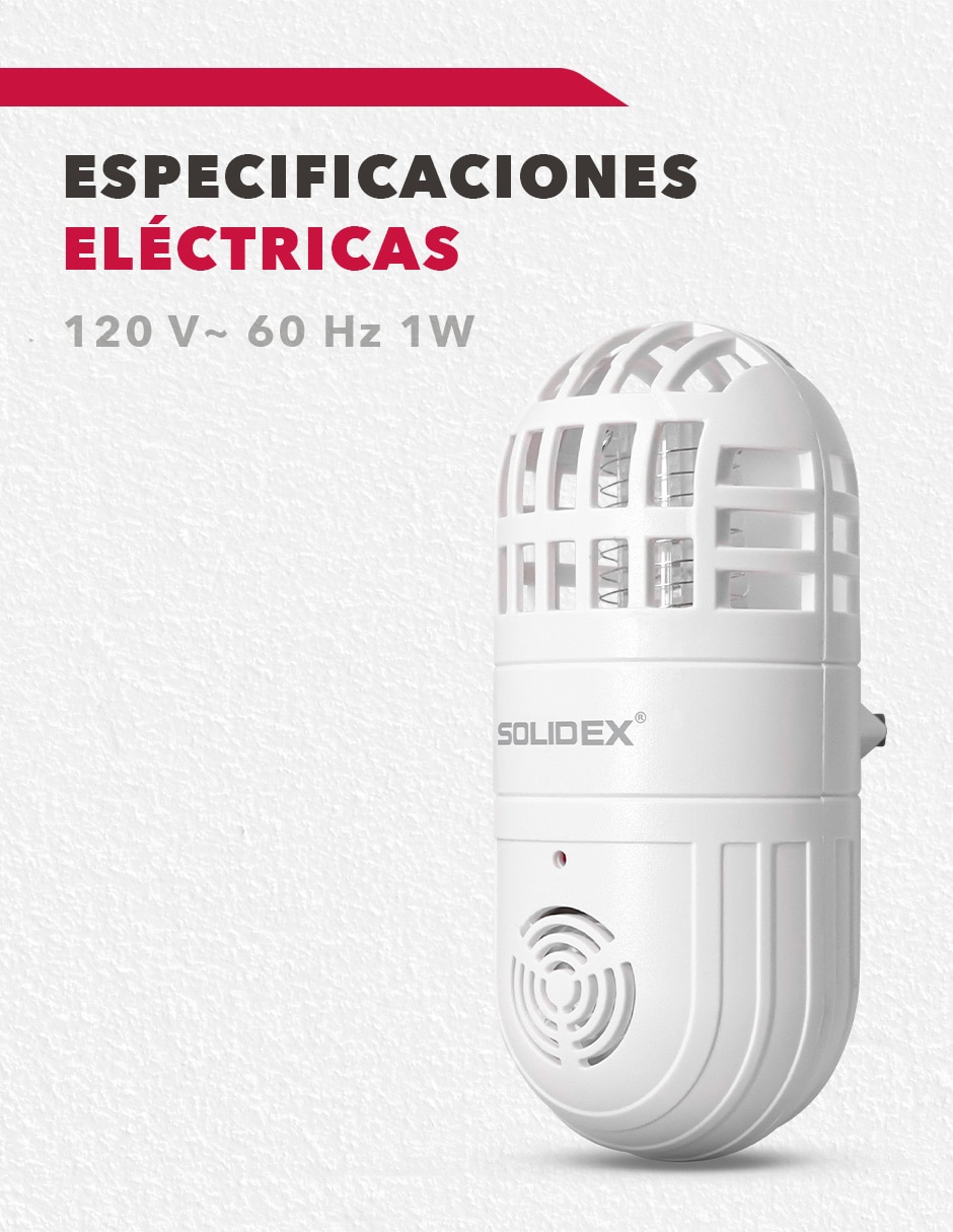 Lámpara repelente de insectos de 110 V - 120 V 5