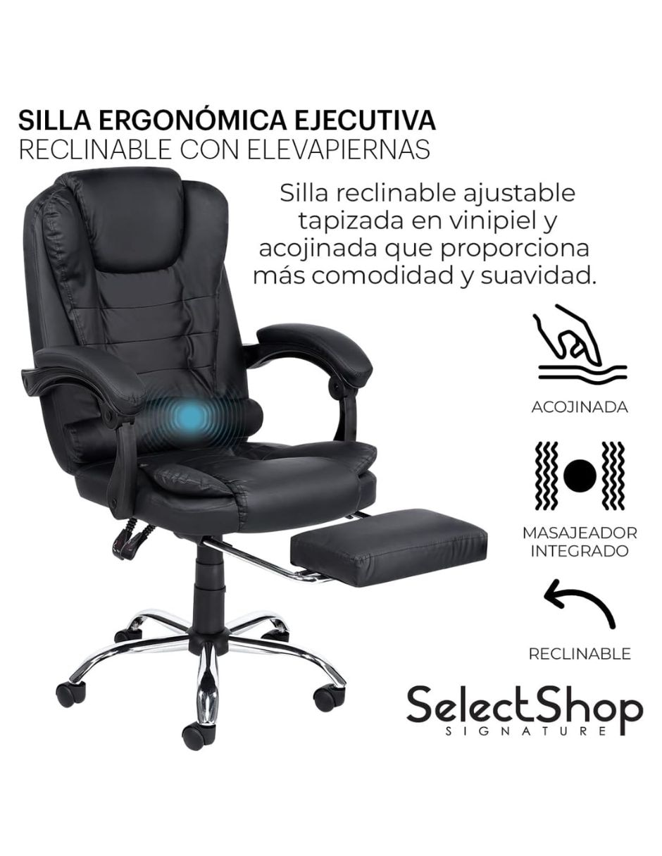 Silla gamer con masajeador PO14C1 Selectshop