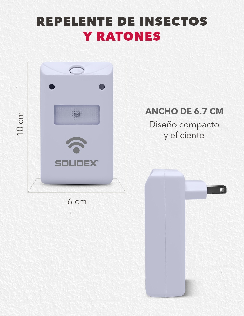 Lámpara repelente de insectos Solidex de 110 V - 120 V