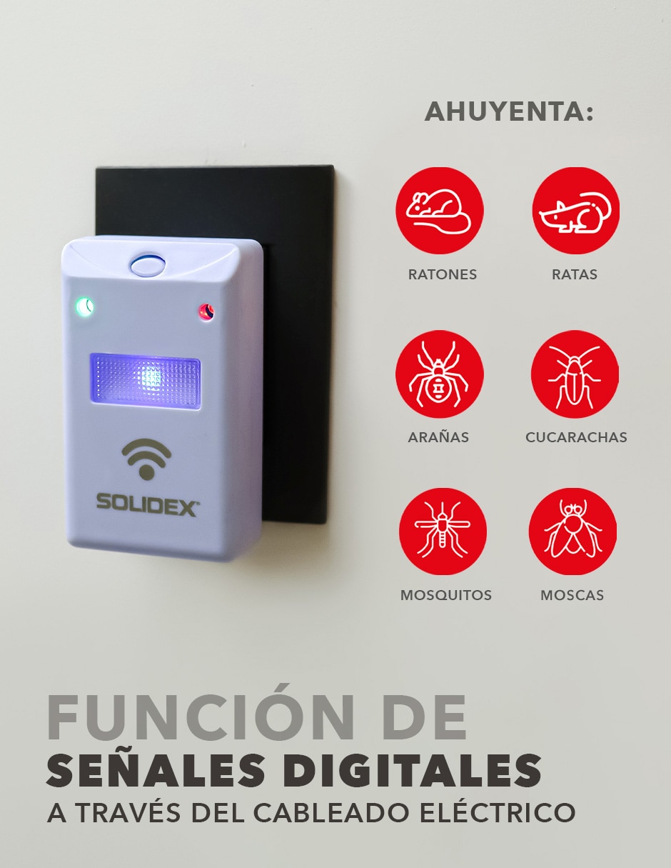 Lámpara repelente de insectos Solidex de 110 V - 120 V