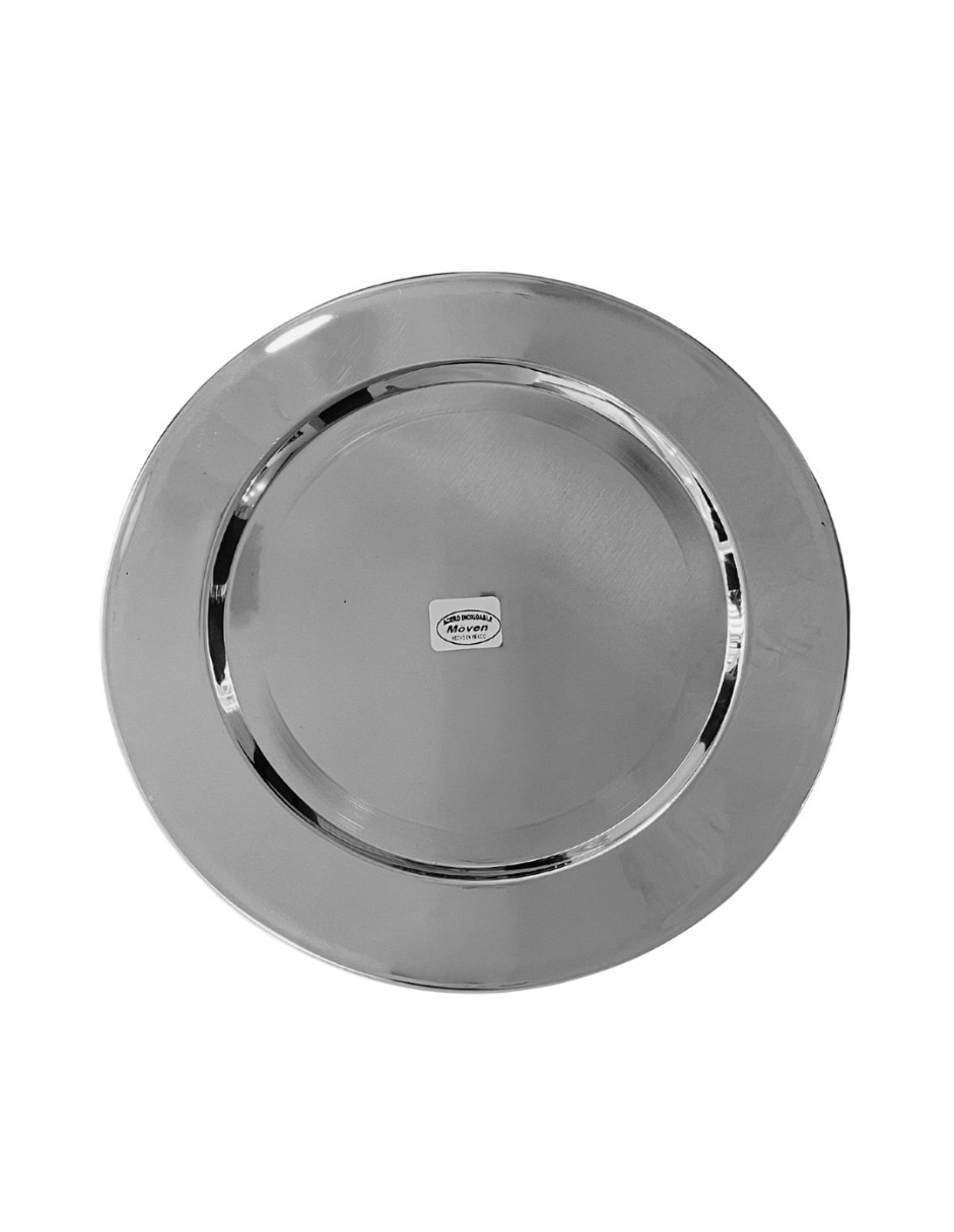 Set plato base Möven de acero inoxidable 6 piezas