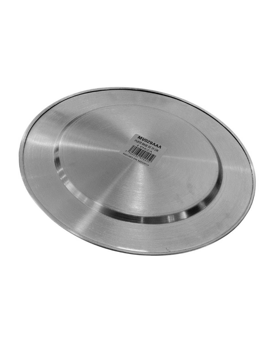 Set plato base Möven de acero inoxidable 6 piezas