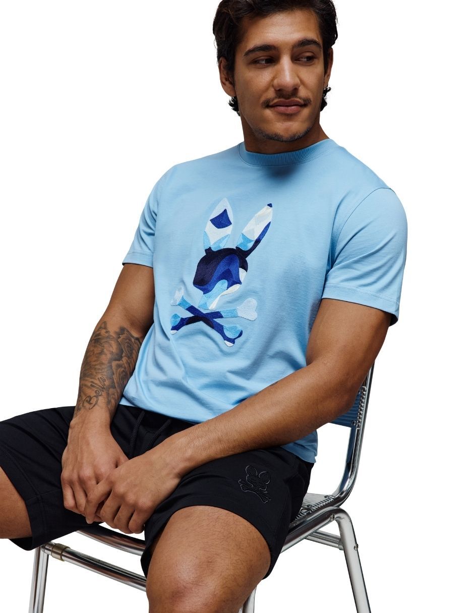 Short psycho bunny de french terry para hombre