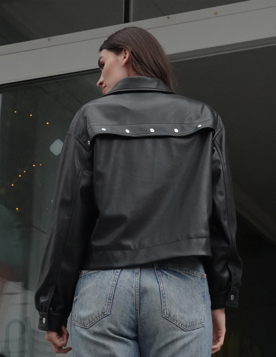 Chamarra casual ninewestimpermeable para mujer