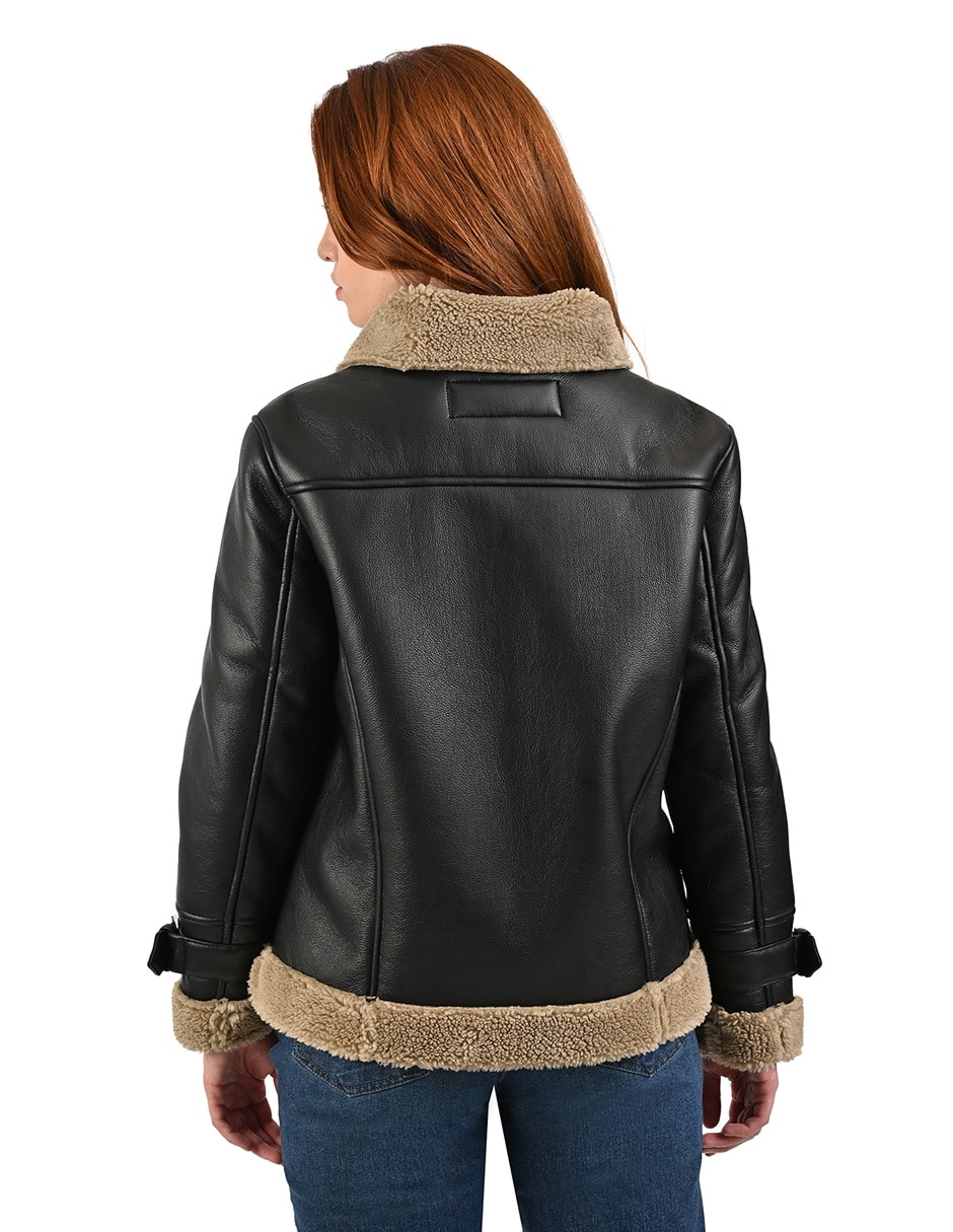 Chamarra casual ninewestimpermeable para mujer