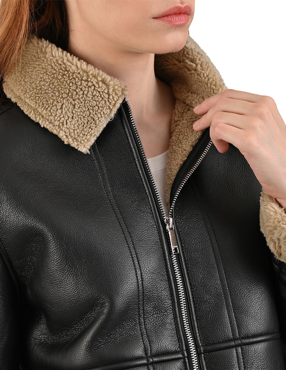 Chamarra casual ninewestimpermeable para mujer