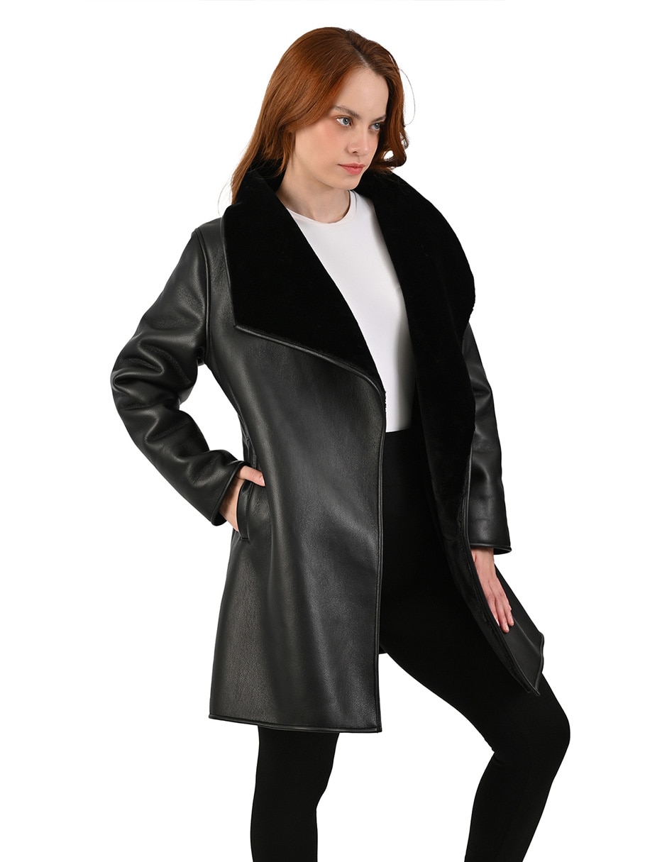 Chamarra casual ninewestimpermeable para mujer