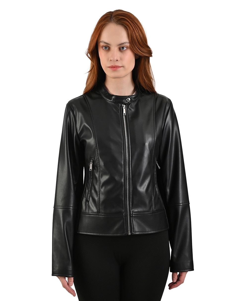 Chamarra casual ninewestimpermeable para mujer