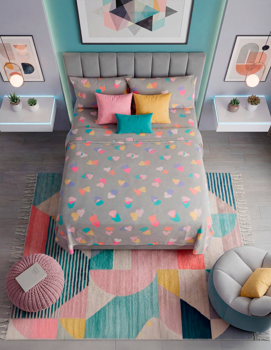 Juego de sábanas de polar fleece elefantito hogar jgo. Sábanas polar wish