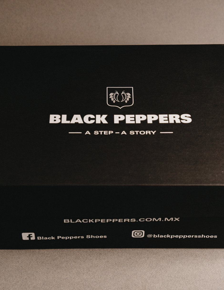 Botín black peppers de piel para hombre