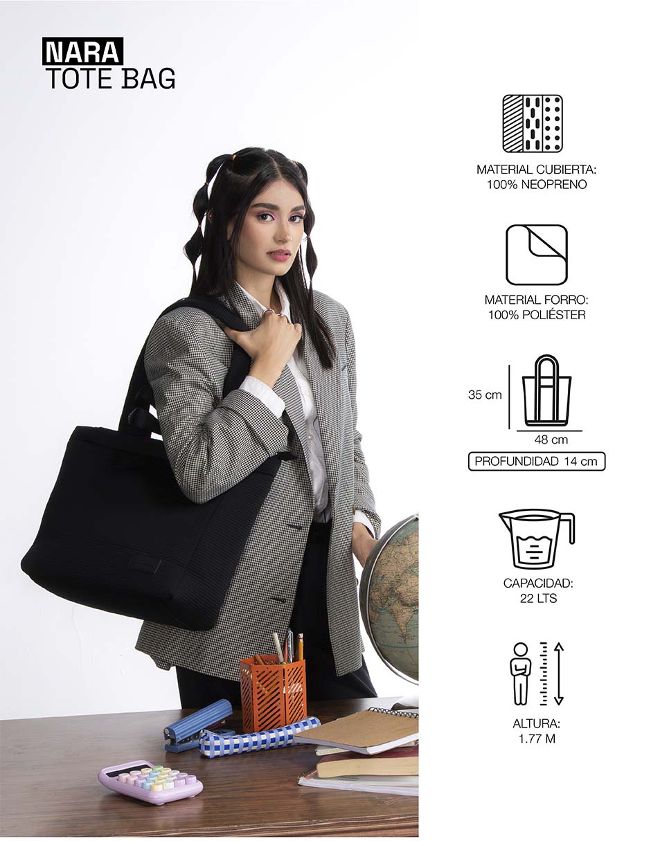 Bolsa tote nara unisex 7