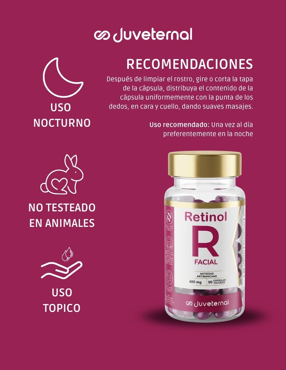 Set de crema para facial recomendada para prevenir signos de la edad de noche juveternal capsulas faciales para piel normal y mixta