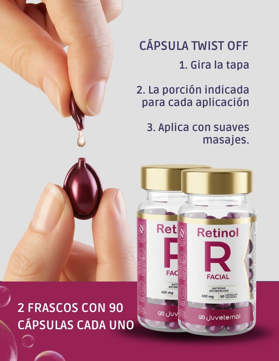 Set de crema para facial recomendada para prevenir signos de la edad de noche juveternal capsulas faciales para piel normal y mixta