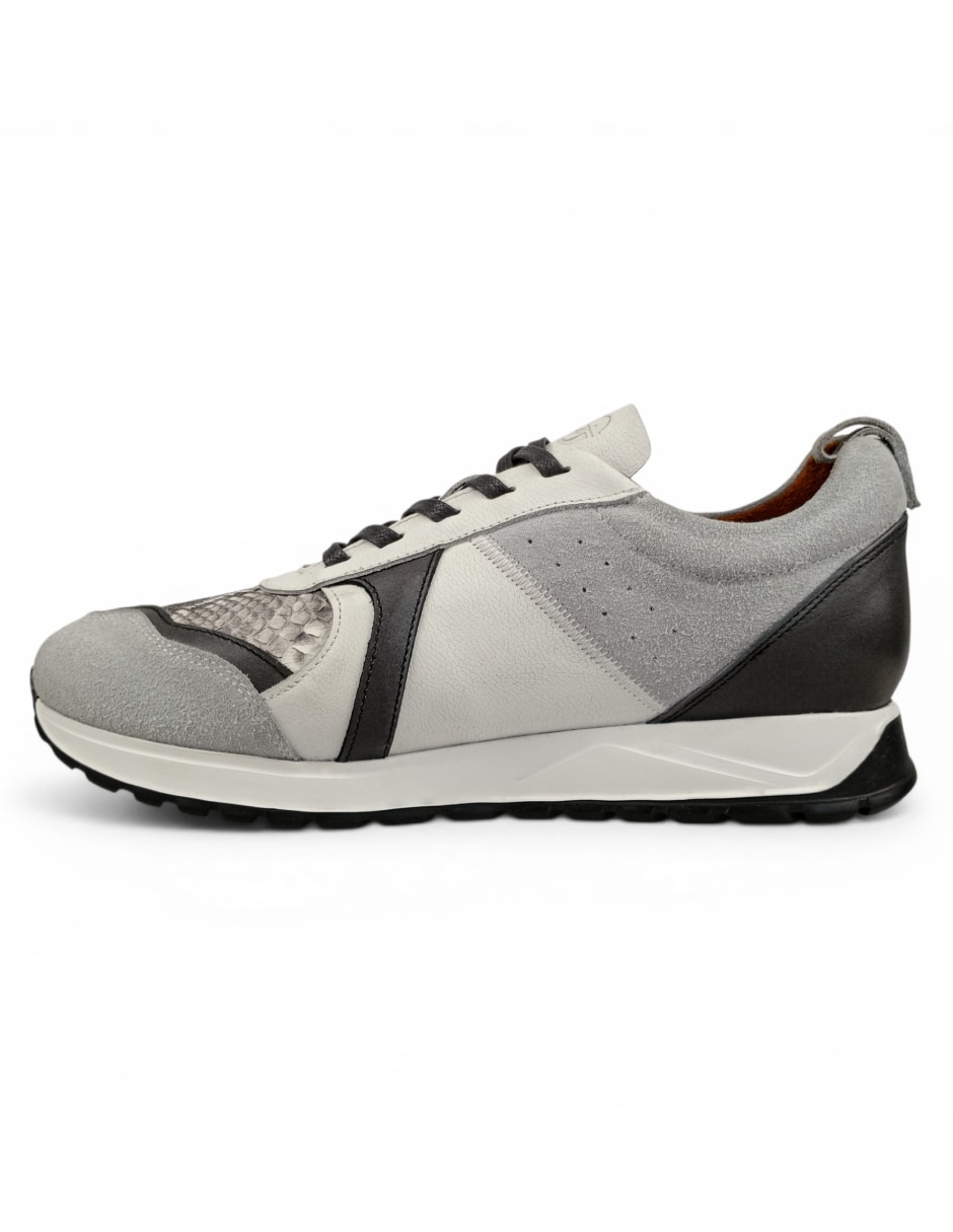 Tenis de pielgromo nexus para hombre