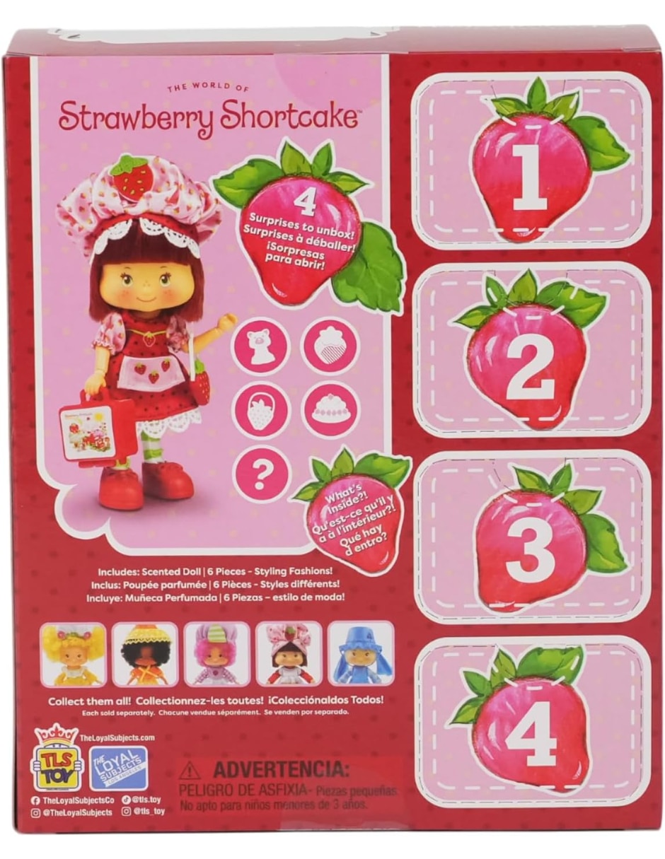 Figura de colección articulada Strawberry Shortcake Rosita Fresita limitada The Loyal Subjects