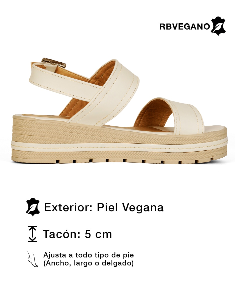 Sandalia rbcollection rbvegano para mujer