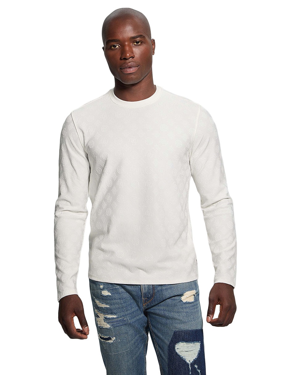 Playera peony cuello redondo para hombre Playera peony cuello redondo para hombre