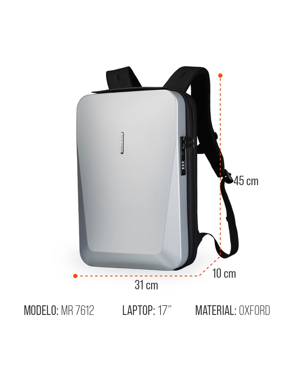 Mochila con portalaptop mark ryden mochilas de tapa dura unisex