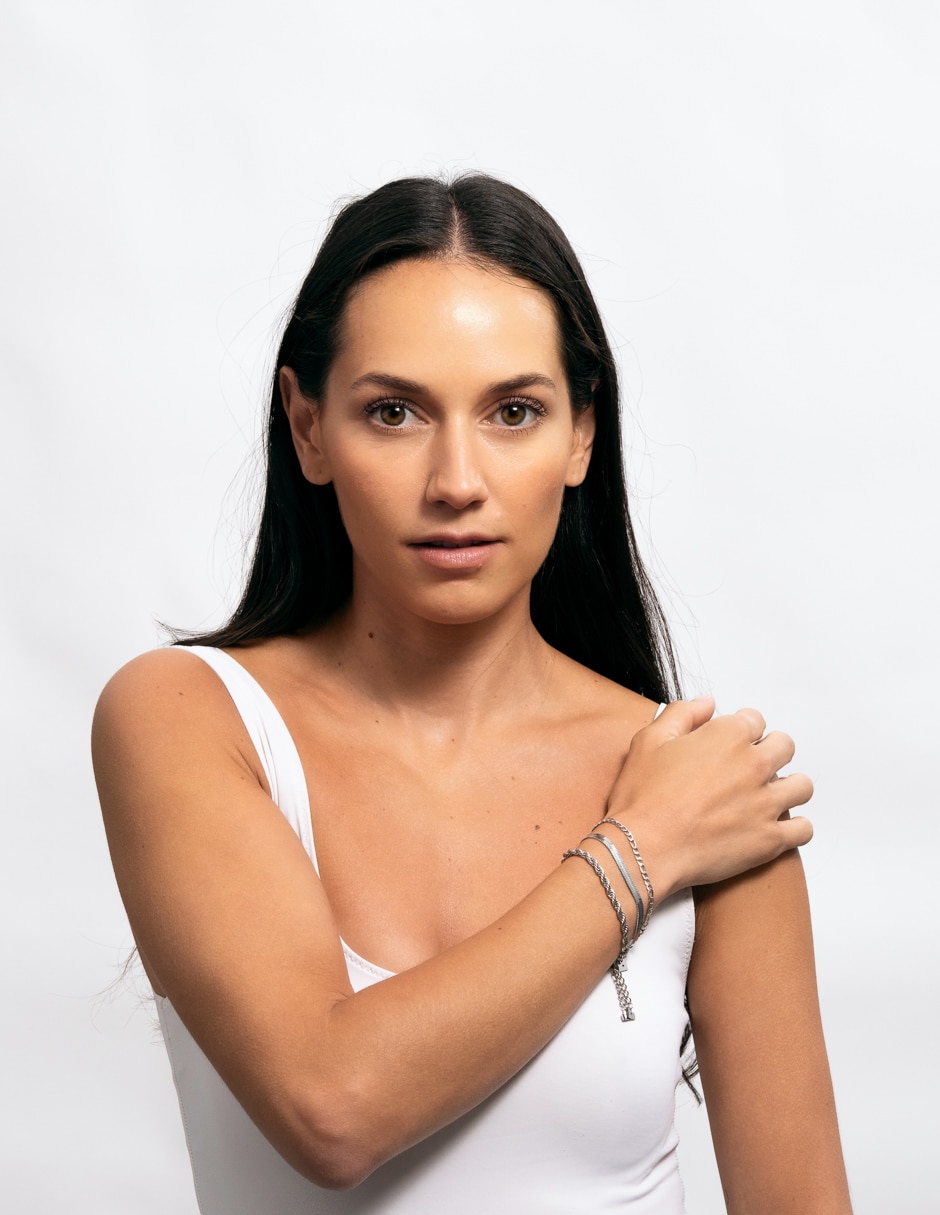 Set pulsera Luckyly con baño de oro 18 k Soma