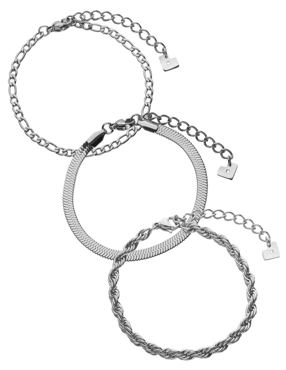 Set pulsera Luckyly con baño de oro 18 k Soma
