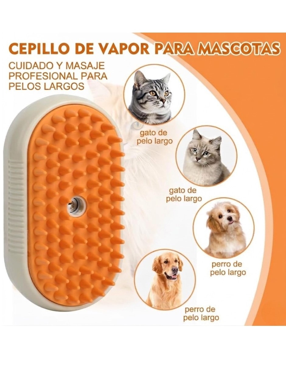 Cepillo Cm-Top de silicón para perro y gato