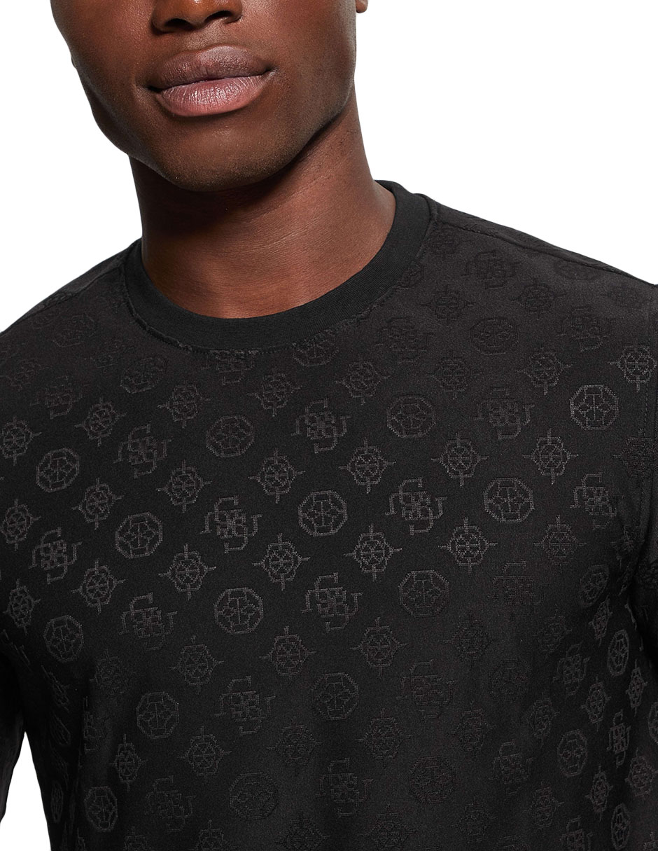 Playera guess peony cuello redondo para hombre