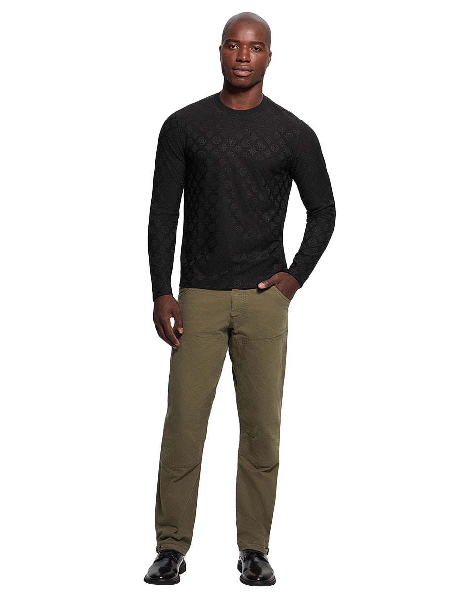 Playera guess peony cuello redondo para hombre