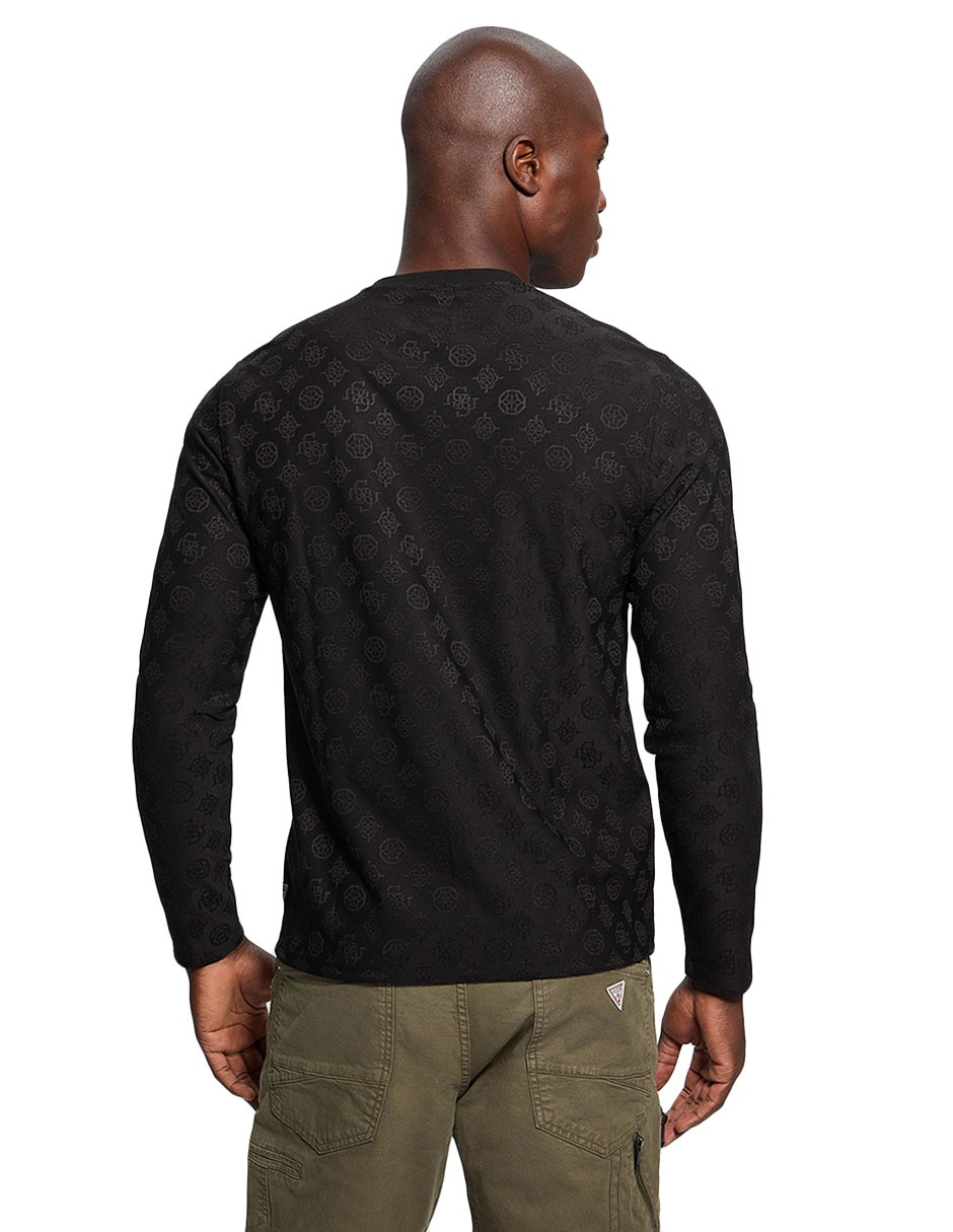 Playera guess peony cuello redondo para hombre