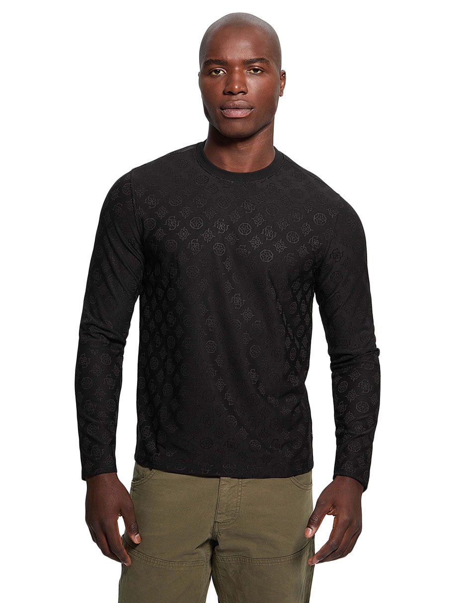 Playera guess peony cuello redondo para hombre