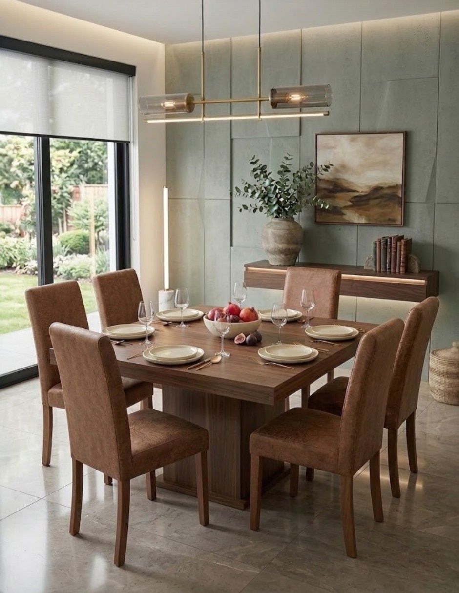 Comedor para 6 personas de madera 3