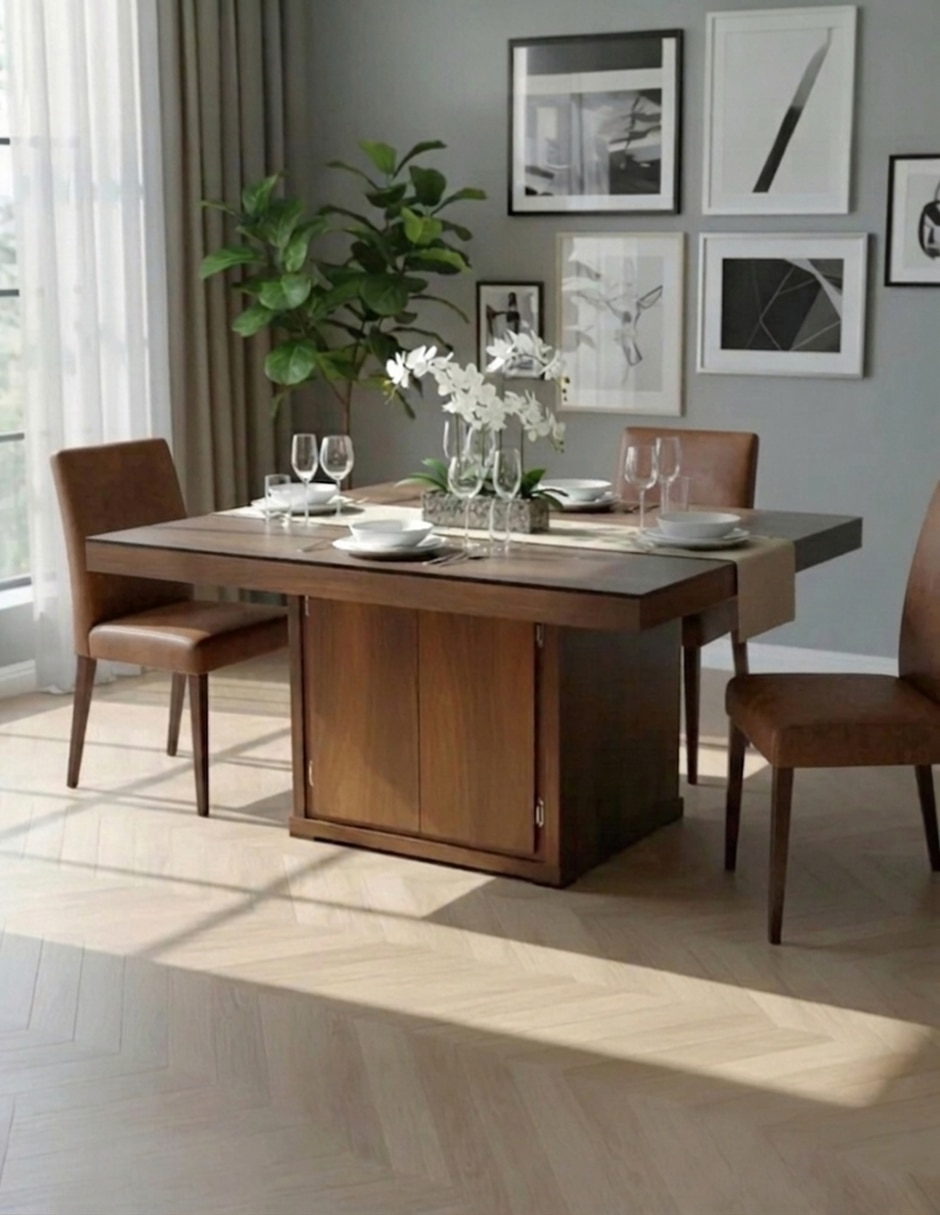 Comedor para 6 personas de madera 4