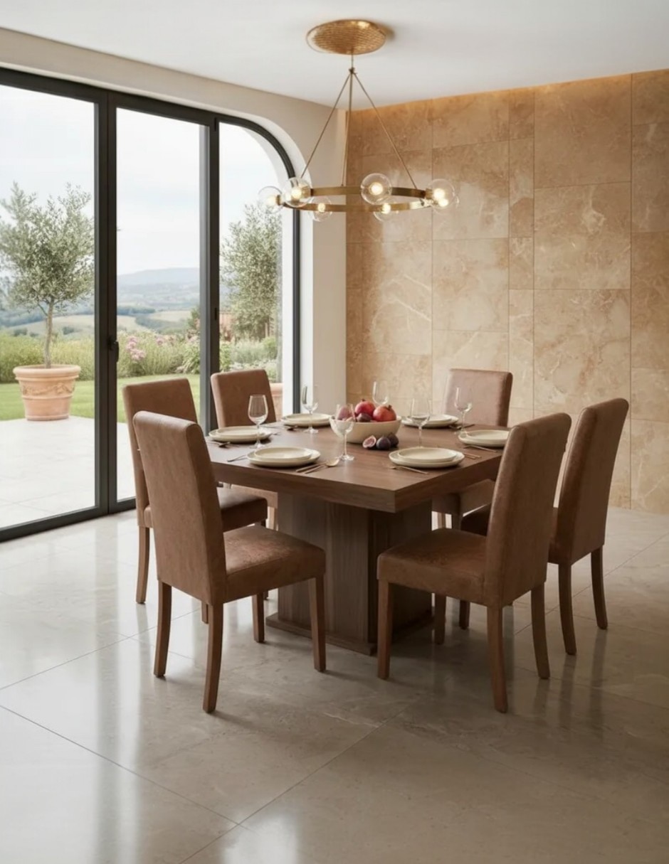 Comedor para 6 personas de madera 7