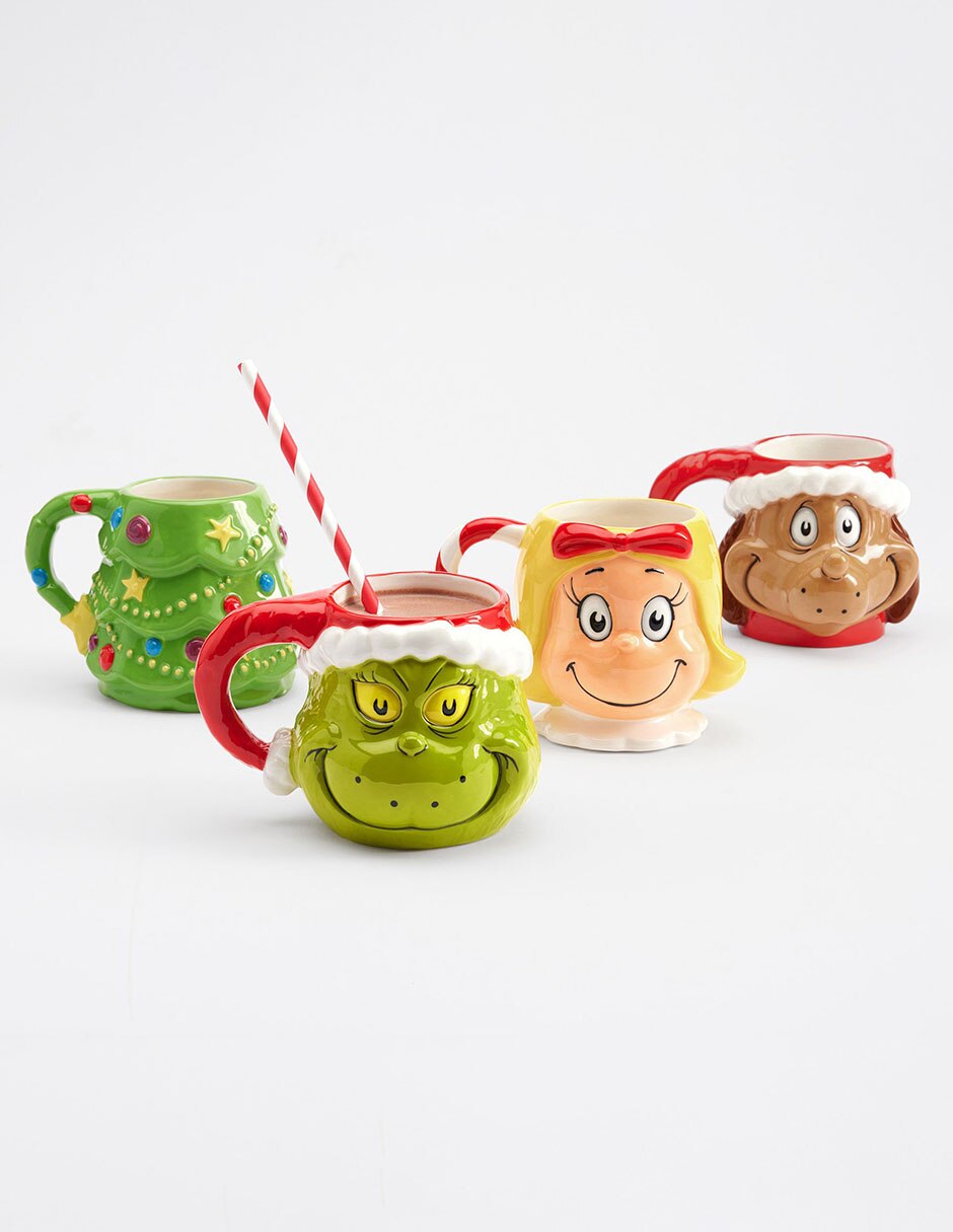 Set de tazas de colección Grinch The Grinch 4 piezas