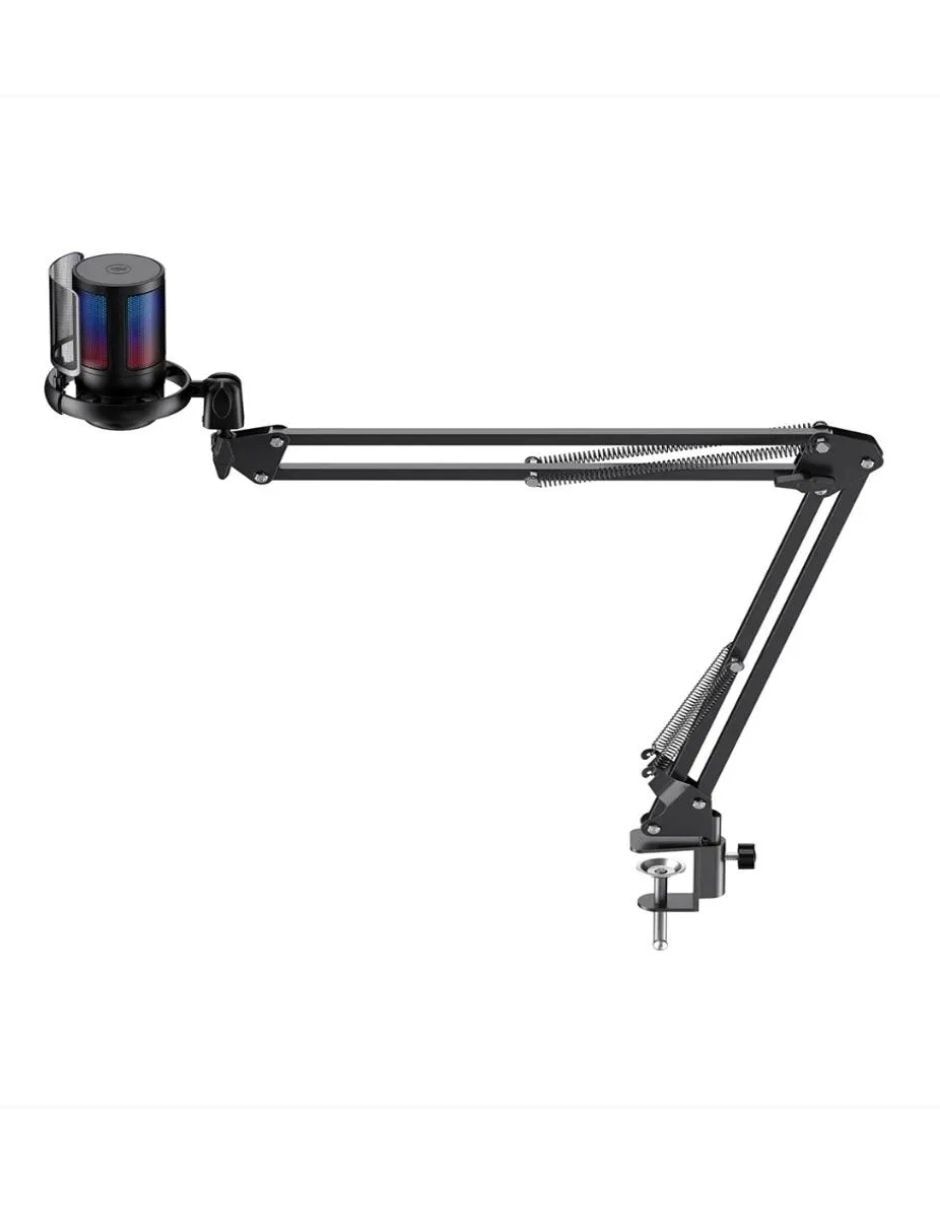 Micrófono gamer Condensador GK50 PRO, RGB, Negro alámbrica 2