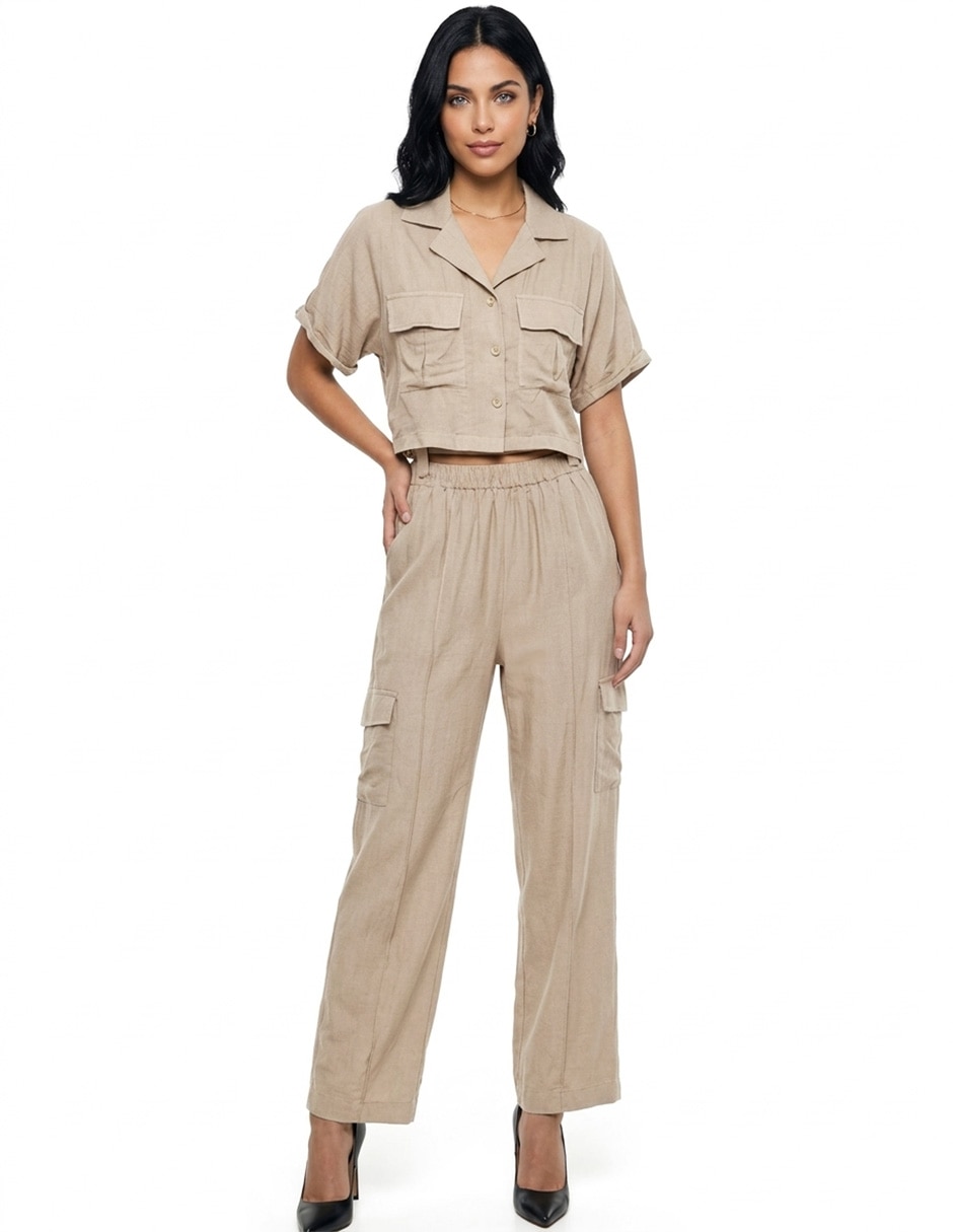 Conjunto cargo para mujer