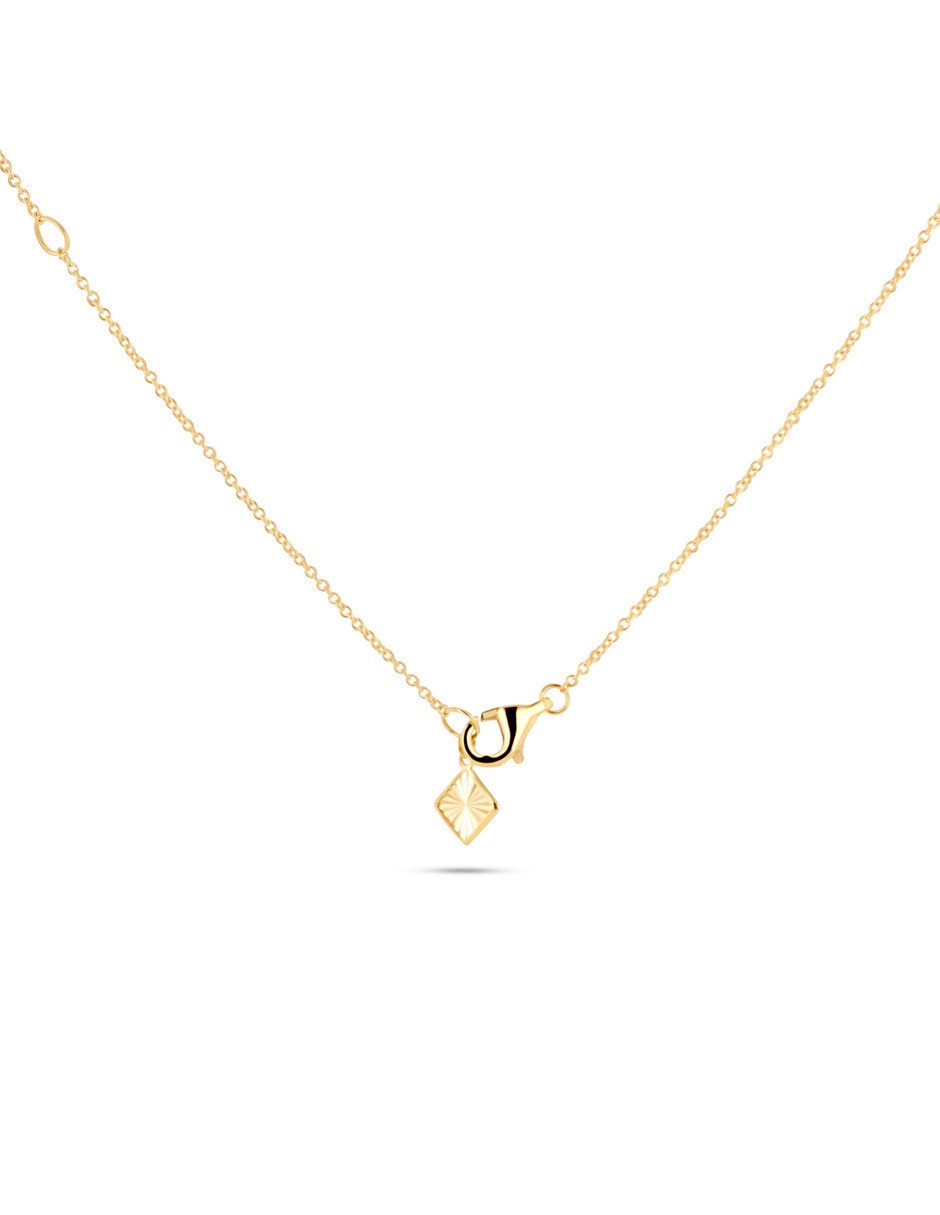 Gargantilla de mariposa Joyerias Bizzarro de oro amarillo 14 K