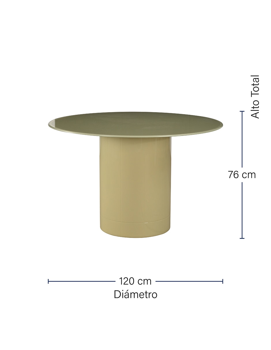 Mesa extensible Cartagena de vidrio 5
