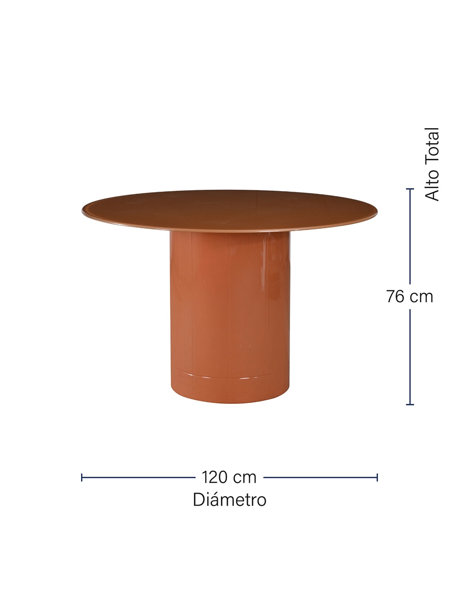 Mesa extensible Cartagena Brum de vidrio