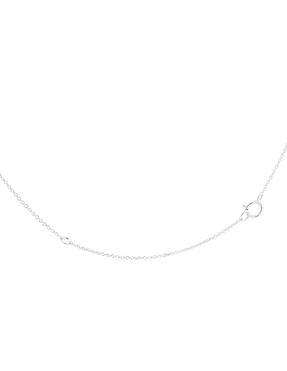 Gargantilla de serpiente de oro blanco 14 K 2