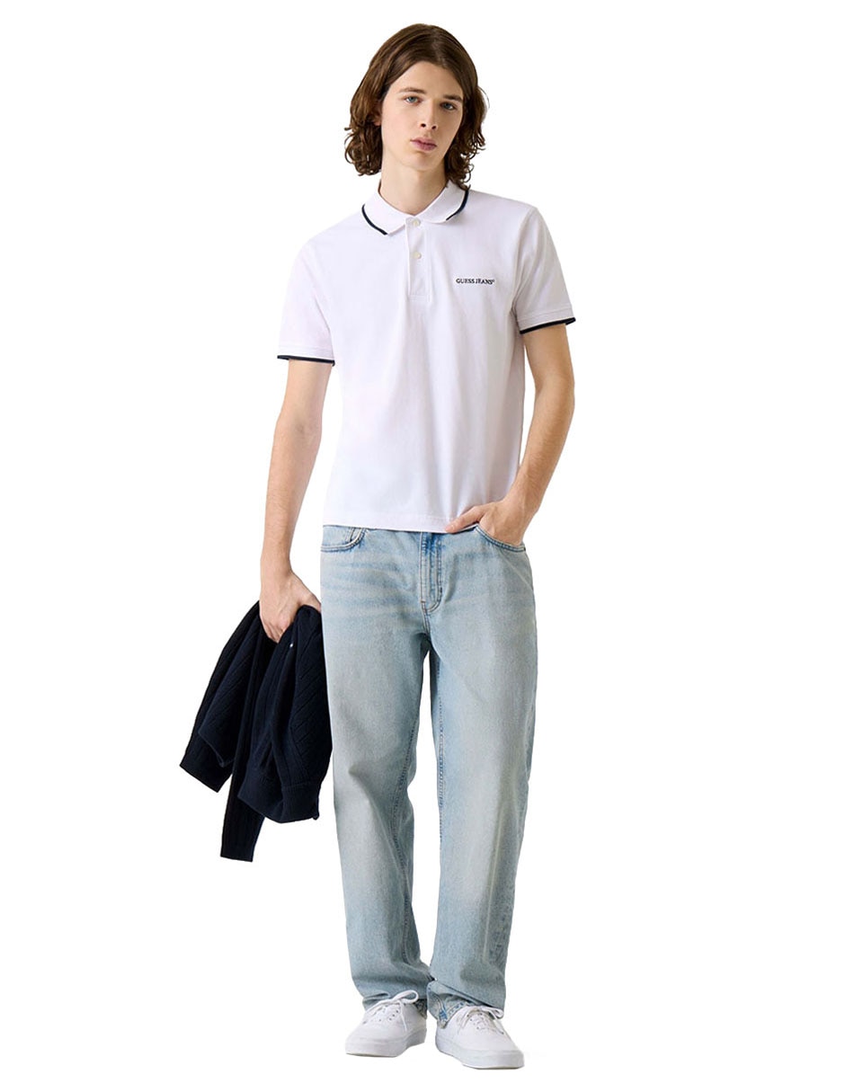 Playera tipo polo guess jans para hombre 3
