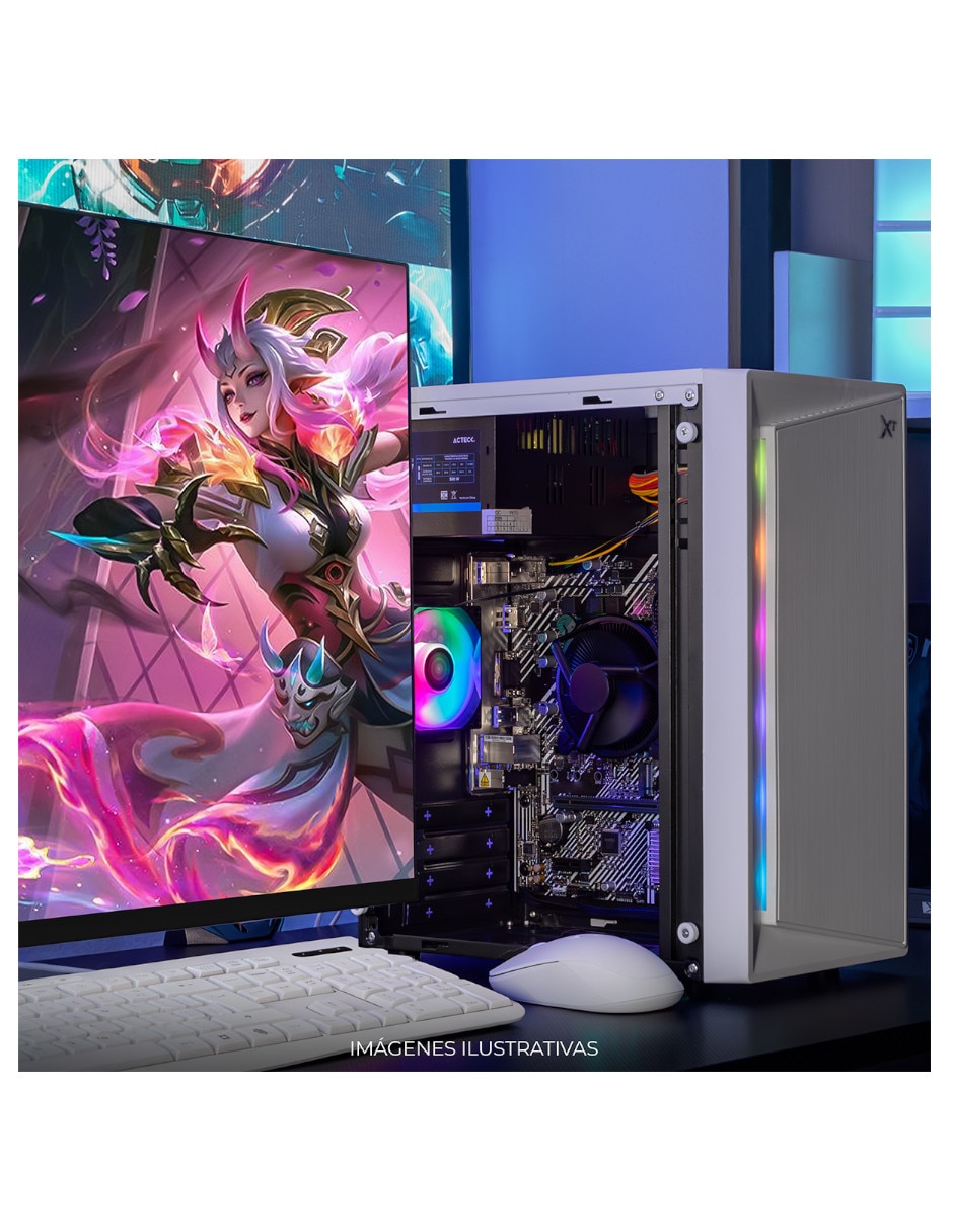 Computadora gamer XTPCI516GBHD630MSW 23.8 pulgadas Full hd Intel core i5 Intel UHD 630 16 GB RAM 500 GB SSD 9