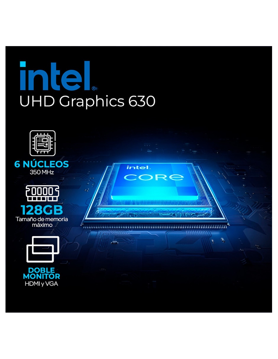Computadora gamer xtpci516gbhd630sb Intel Core i5 Intel UHD 630 16 GB RAM 500 GB SSD 4